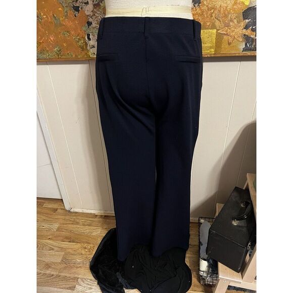 Betabrand BootCut Navy Blue Classic Dress Pant Yoga Pant Flat Front Stretchy 2XP - Picture 5 of 6